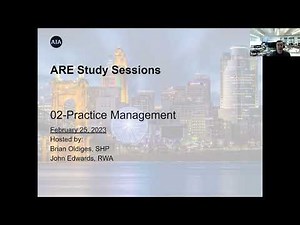 ARE Study Session - Practice Management (PcM)