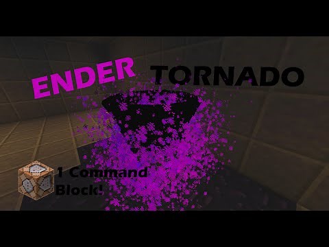 Minecraft: ONE Command - Ender Tornado!