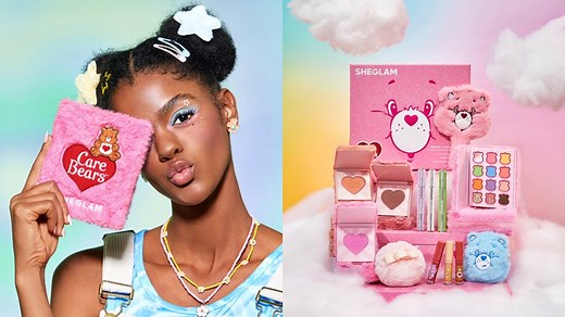 SheGlam Collaborates With ‘Care Bears’ on Dreamy Makeup Collection
