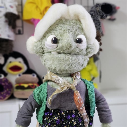 Old Lady Samantha Hand Puppet