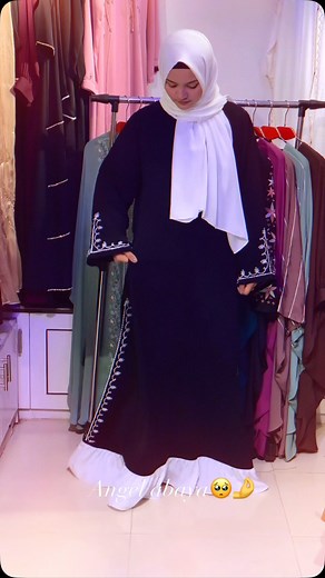 Angel abaya……..🤍🫠 | Luxury Borka & Hijab Fashion