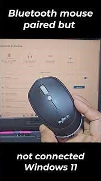 Bluetooth mouse paired but not connected windows 11