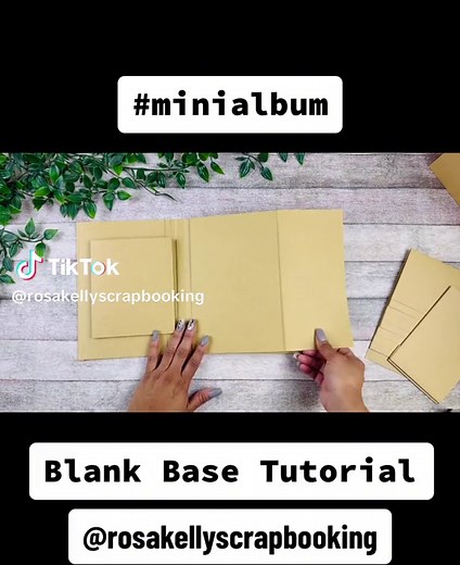 30 minute mini album #minialbum #rosakellyscrapbooking #freetutorial #easy #diy #foryou