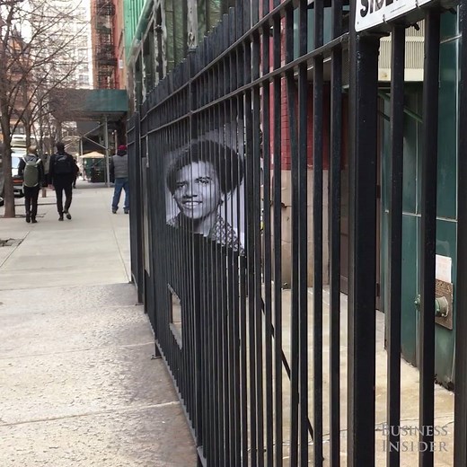 3.1M views · 50K shares | This hidden street art shows the remarkable transformation of Barack Obama. | Insider Tech | Facebook