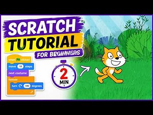 Scratch Tutorial for Beginners | Make the Scratch Cat Walk & Animate in 2 Minutes