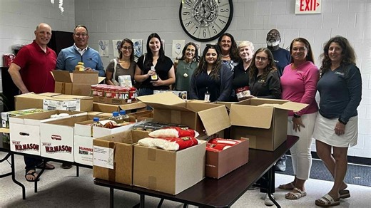Local food drive collects more than 4,200 pounds of food for the hungry