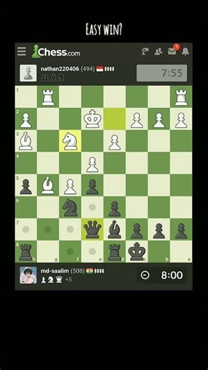 Easy win 😄 #chess #trending