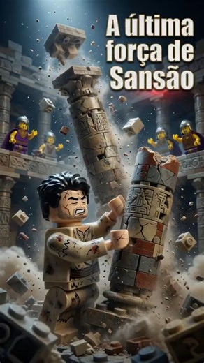 🔥 The Truth Behind Samson #legofiles #biblicalriddles #lego #miracles