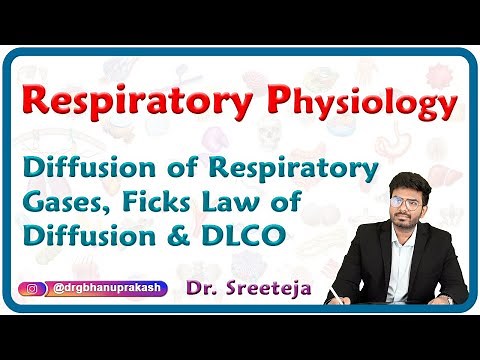 Diffusion of Respiratory gases, Ficks law of diffusion & DLCO : Respiratory physiology USMLE Step 1