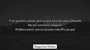 433K views · 7K reactions | Pensando como los loco Que si no e' tu cuerpo, más ninguno toco Lo de nosotros fue fuera de lo normal, tú dime si me equivoco Y yo quisiera volver, pero es que hice tan poco No me conviene tampoco Prefiero morir con el corazón roto | Nación del Ritmo | Facebook