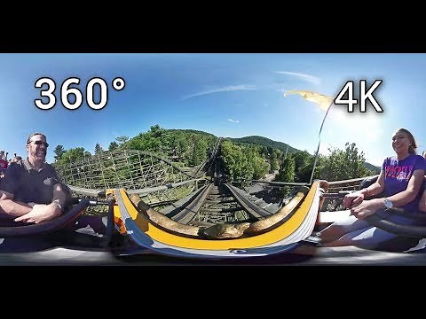 Phoenix 360° front seat on-ride 4K POV Knoebels Amusement Park