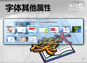 Word.2007视频教程07-字体(1)