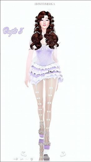 Sims4 Coquette Lookbook🎀. Cc Links available on my Tumblr and Patreon☺️ #sims4creations #sims4