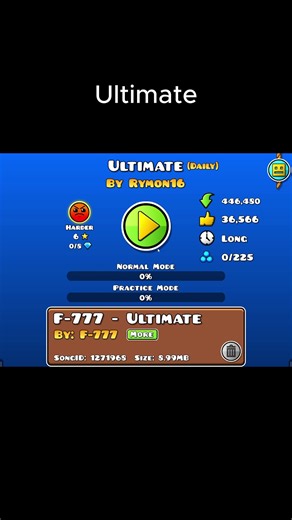 Ultimate #gd #geometrydash #fun #gaming #random