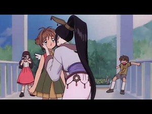 Sakura gets kissed by Li's mother