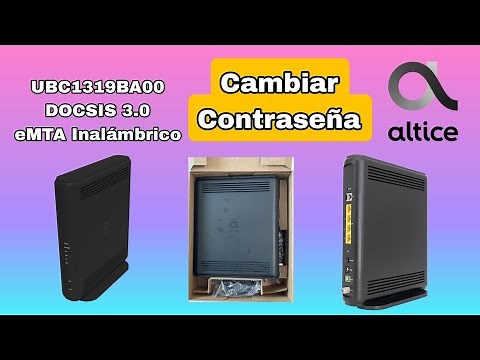 Cambiar Contraseña del router nuevo de Altice (moden nuevo de Altice)
