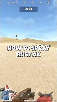 How to spray Rust Ak without scripts #rust #gaming #rustgame #rustpvp #rustclips #memes #nomad
