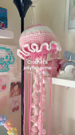 Crochet a jellyfish with me 𓆝⋆ ｡𖦹 °🫧🤍 pattern by Vanessa Moonice. Pattern linked in my bio on Instagram (Milkxteabag) #crochet #aestheticfyp #aesthetic #aesthetictrend #crochetfyp #crochettiktok #crochettok #crocheting #crochetersoftiktok #crochetaesthetic #crocheted #coquettecrochet #patterncrochet