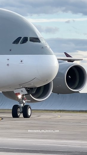 kamal sharif | Qatar Airways Airbus A380-800 approaching to bay. #qatar #doha #sydney #australia #australian #airport #airportlife #plane #planes... | Instagram