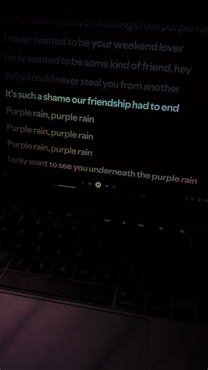 Purple rain #purplerain #lyrics #lyricsvideo #song #fyp | Lyrics Video
