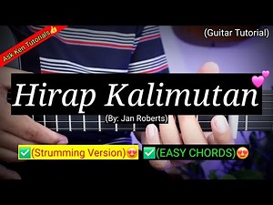 Hirap Kalimutan - Jan Roberts (Easy Guitar Tutorial) | Strumming Version Chords #shopeetagtowin