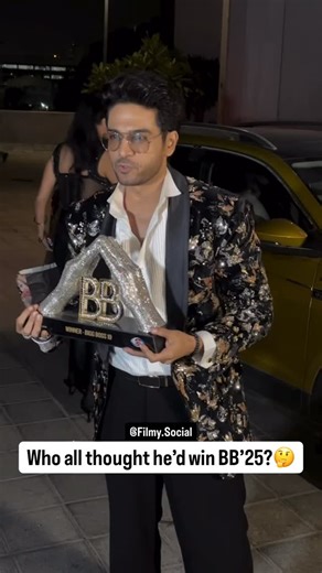 Filmy.Social | Kis-kis ko laga tha winner koi aur hoga, yeh nahi?🤔 #filmysocial #gauravkhanna #bb #bigboss #bigbosshouse #bigbosshindi #winner #bbwinner... | Instagram