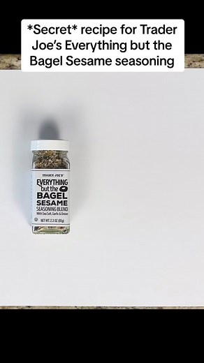 This is Trader Joe’s *secret* recipe! #bagel #traderjoes #everythingseasoning