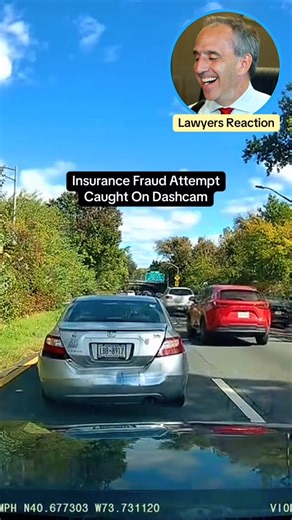 The Husband & Wife Law Team on Instagram: "Insurance fraud caught on dashcam #lawyer #lawyerreacts #insurancefraud #dashcam #legaladvice"