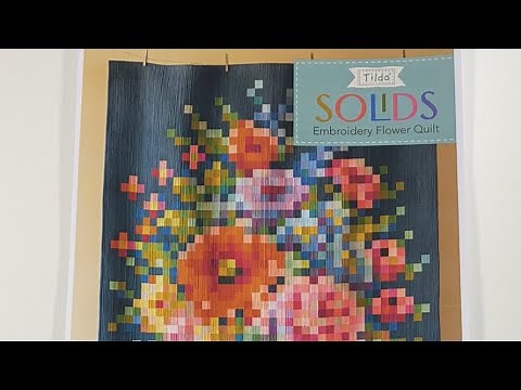 Tilda Embroidery Flower Session 1 of 6 - Introduction to Kit