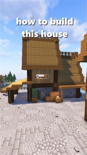 Hardcore Minecraft Harbor House Tutorial #4 #shorts