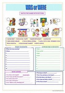 Grammar For Beginners - Was/Were