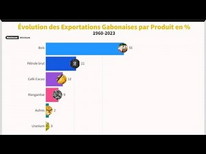 ÉVOLUTION DES EXPORTATIONS GABONAISES PAR PRODUIT (1960-2023)