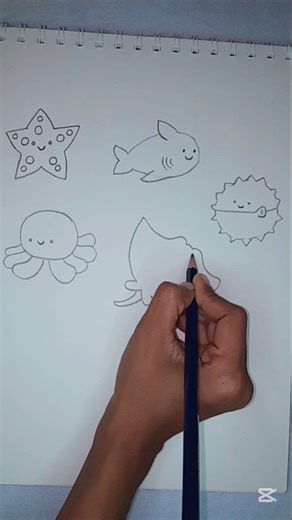 stingray #beginnerart #drawing #animalart #easy #doodleart #stingray #oceananimals #seaanimals