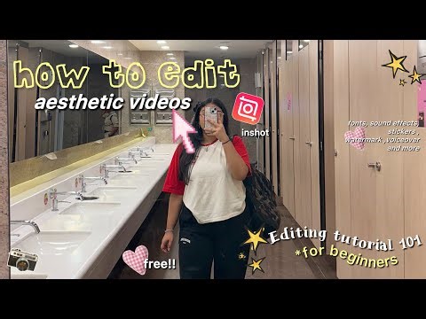 How I edit aesthetic videos on phone🧸🎥, for free !! Using inshot || how to edit shorts and reels💌⭐️🩷