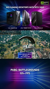 MSI gaming desktops with RTX 5060 series GPU hit the sweet spot for smooth performance and great visuals without heavy upgrade. Perfect for your favorite AAA titles and smooth gaming. Tell us what games you play! | MSI Gaming | Facebook