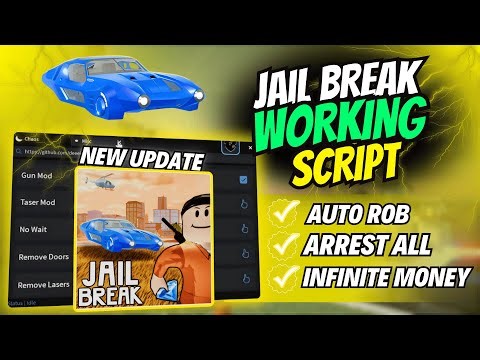 🚓 Updated Jail Break Script 2025 | Auto Rob, Arrest All, Infinite Money, Server Hop & More Keyless