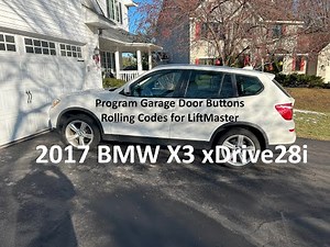 BMW X3 tips & tricks - Garage Door Opener Programming / Rolling Code LiftMaster #BMW #youtube #howto