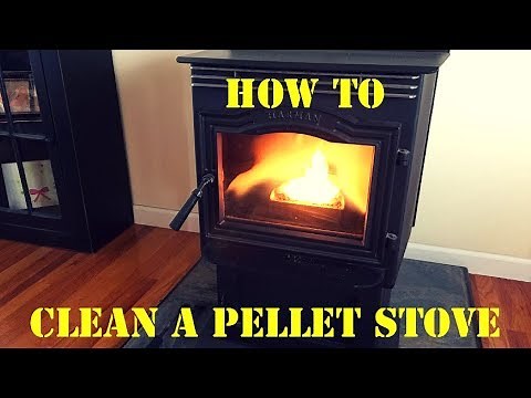 How to clean a pellet stove, Easy!