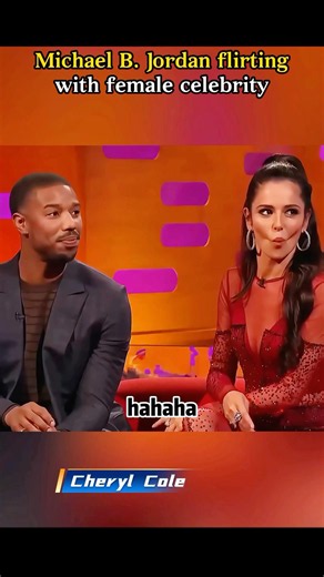 Michael B Jordan flirting with famle celebrity 😜 #usa #michaelbjordan #margotrobbie #tessathompson