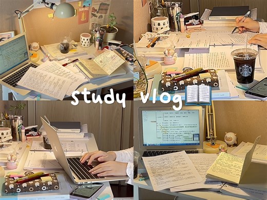 STUDY VLOG｜假期纯动力学习·沉浸式刷题·高浓度学习·studywithme