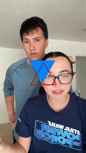 Aaron & Veronica on Instagram: "We’re too competitive for this game 🔺"