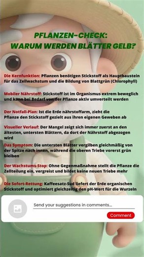 Pflanzen-Check: Gelbe Blätter sofort Stoppen! 🚨 #shorts #gardening #viral