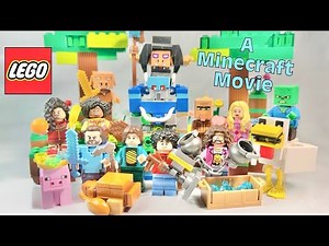 LEGO Minecraft Movie Custom Minifigure Showcase!!