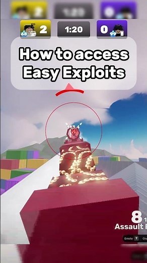 How to access The Easy Exploits Gameode..✌️#shorts #highsandlows #guess #rizkigameon #robloxrivals