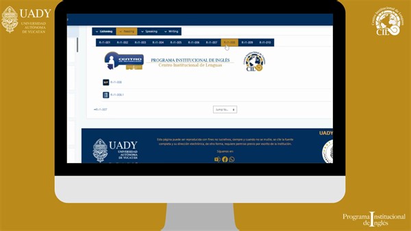 3.8K views · 68 reactions |  CAA VIRTUAL  Les compartimos el vídeo tutorial para el Centro de Auto-Acceso Virtual ahora en la Plataforma eb.uadyvirtual.uady.mx A partir de este lunes 29 de enero, accede al CAA VIRTUAL y explora todas tus opciones para trabajar en las áreas del idioma que prefieras. | Programa Institucional de Ingles Virtual | Facebook