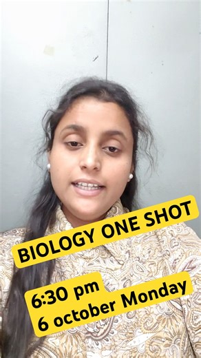 Biology OneShot Update by Renu Ma’am on Youtube 🚨🚨