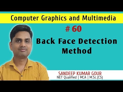 Back Face detection method in computer graphics