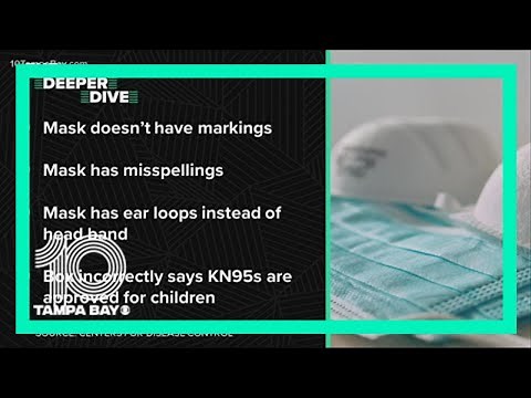 How to spot a fake KN95 mask