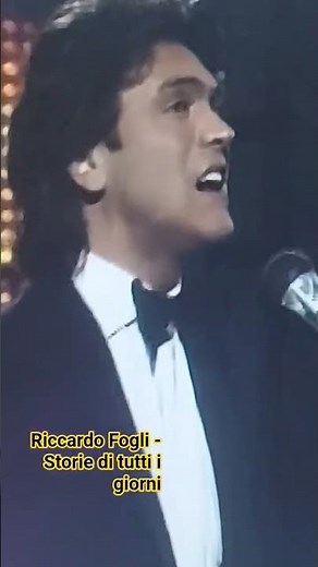 RICCARDO FOGLI - STORIE DI TUTTI I GIORNI (SANREMO 1982)