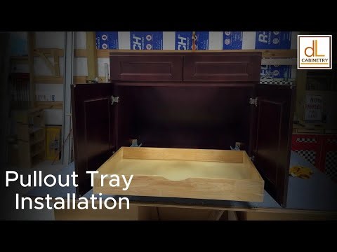 How to Assemble and Install a Pullout Tray